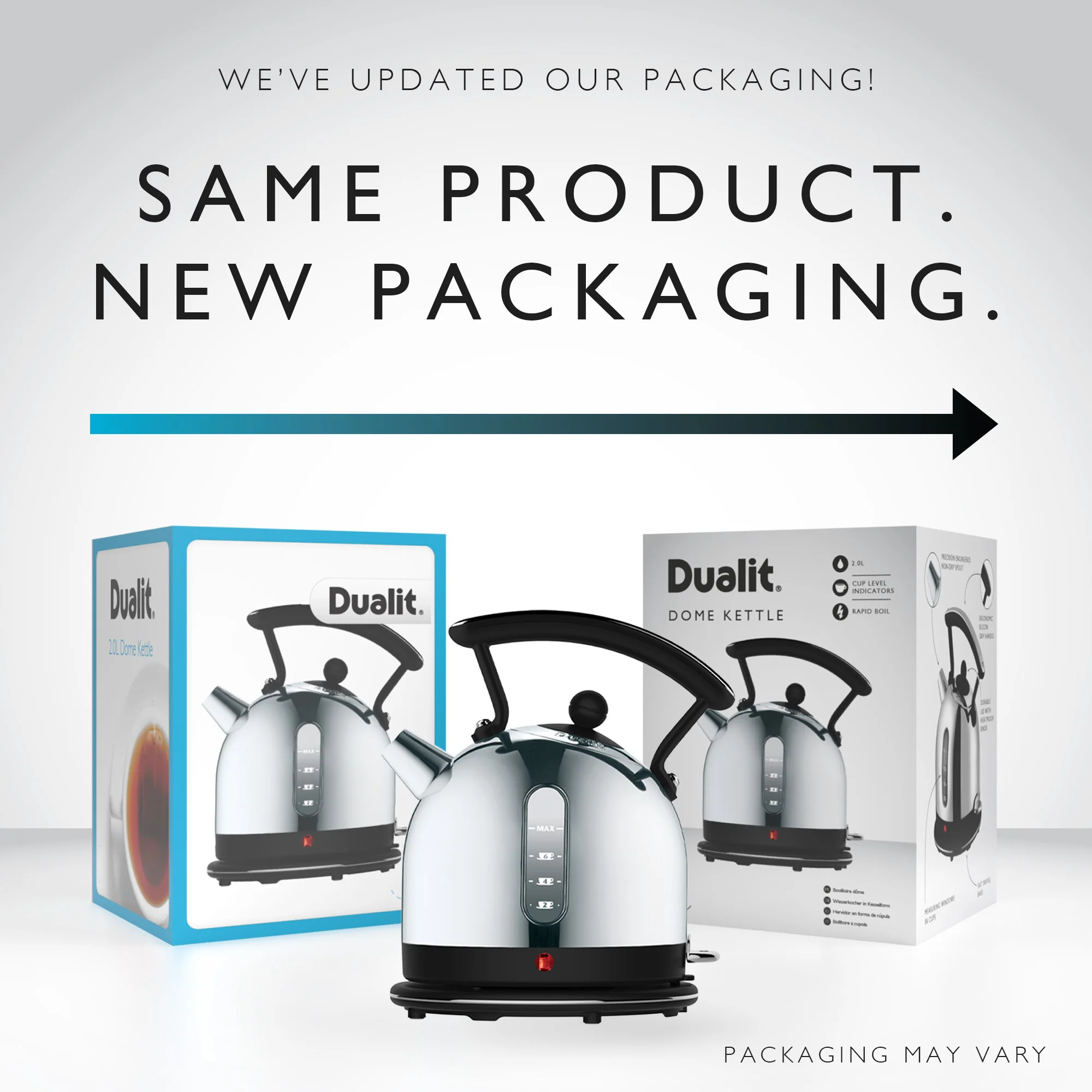 2 Litre Dome kettle - Image 3